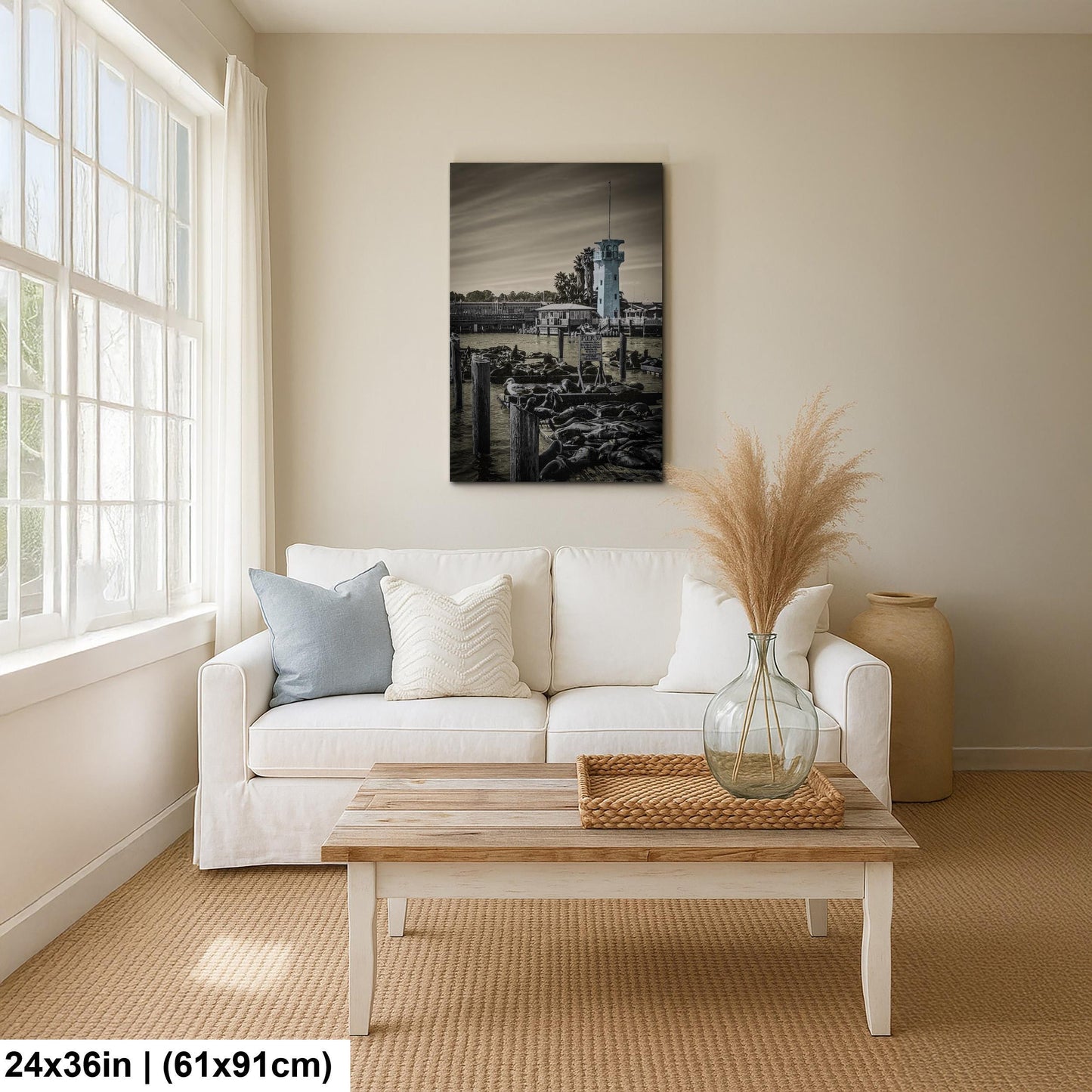 Pier 39 Sea Lions – San Francisco Bay Coastal Wildlife Glossy Photo Print