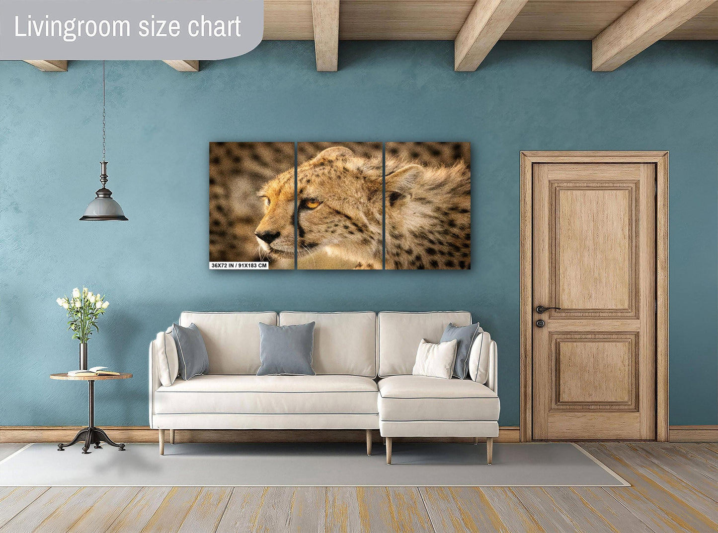 Cheetah Print – African Wildlife Art | Masai Mara Wall Decor Featuring Tear Marks