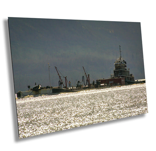 Hudson River Tugboat Print – Scenic River Decor | Canvas, Metal & Acrylic Wall Art