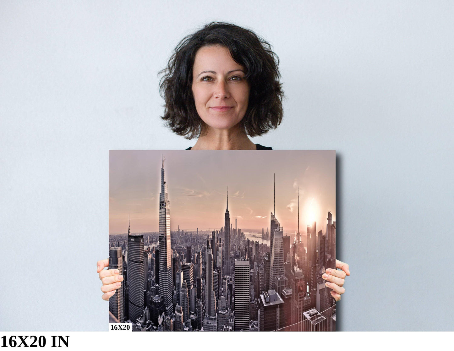 NYC Midtown Skyline Print - Panoramic Cityscape Photo | Vibrant Urban Landscape Wall Art
