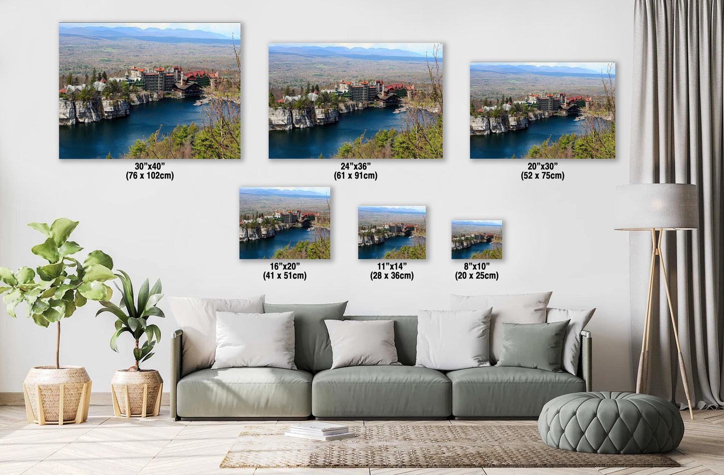 Mohonk Mountain House Print – Hudson Valley Wall Art | Scenic Mountain Photography Canvas