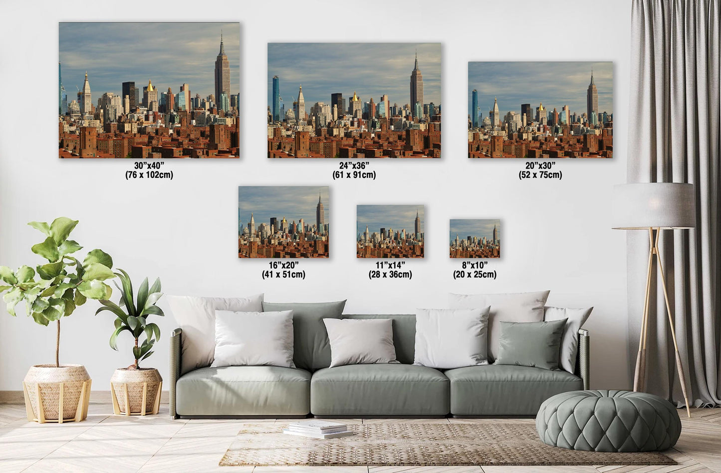 NYC Skyline Metal Print - Vibrant Lower East Side Cityscape Wall Art Canvas