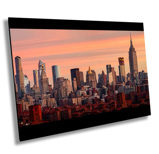 Manhattan Skyline Metal Print - Lower East Side Photography Urban Wall Art