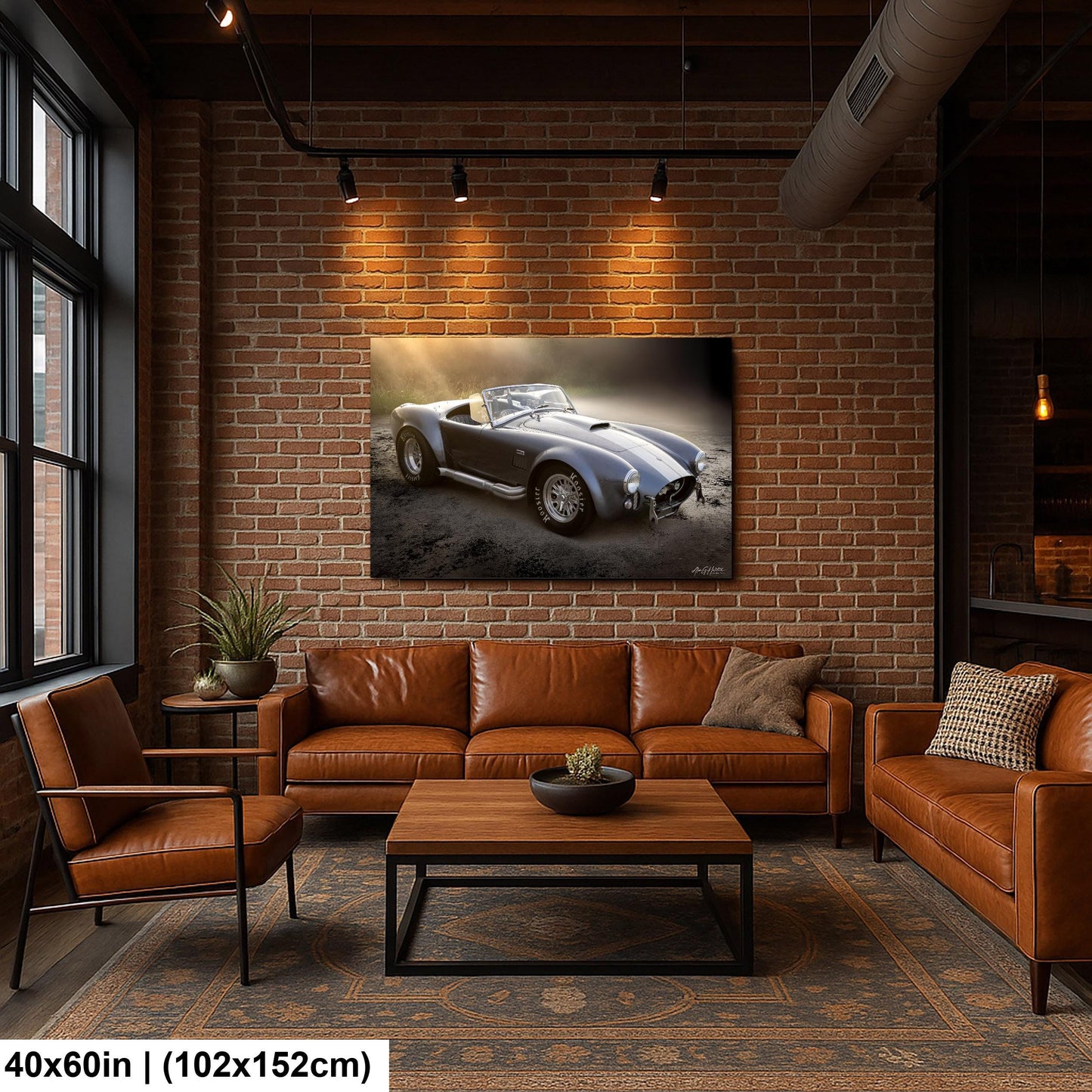 427 AC Cobra, Classic Muscle Car Print | V8 Racing Photography | Canvas, Metal, Photo Paper (8x10–16x20)