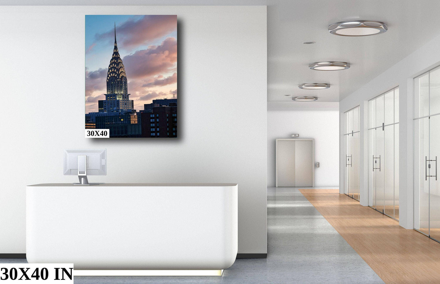 Chrysler Building Print – Manhattan Wall Art | Acrylic Cityscape Decor