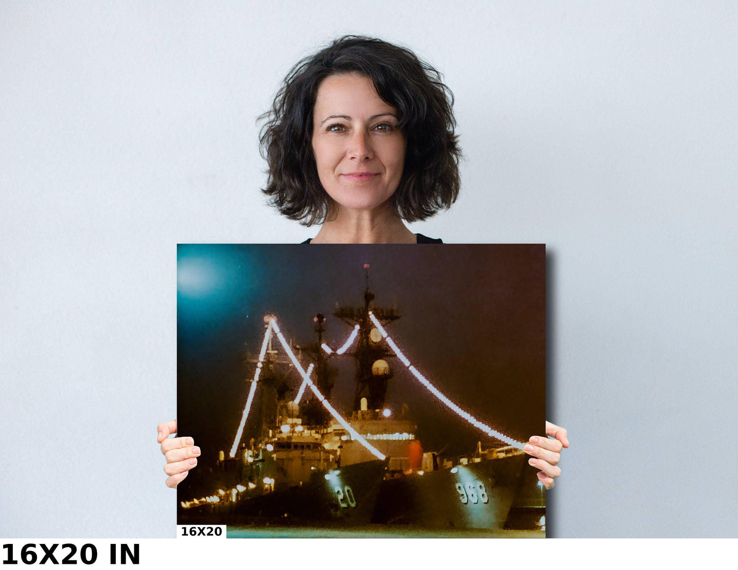 USS Antrim FFG 20 Print – Cold War Naval Art | Persian Gulf Voyage Wall Decor