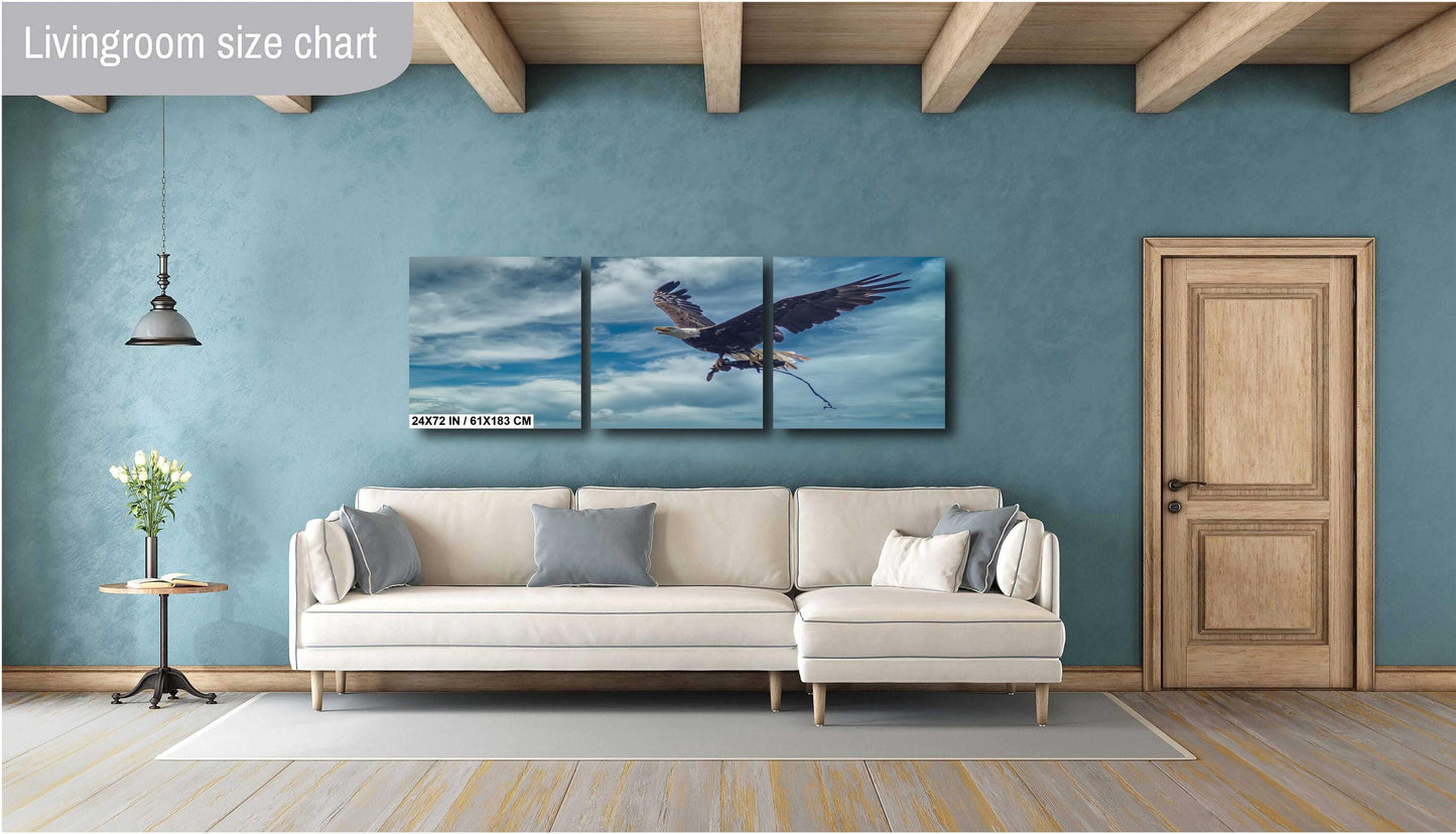 Bald Eagle Canvas Print - Wildlife Wall Decor | Hudson Valley Art Acrylic Photo Print