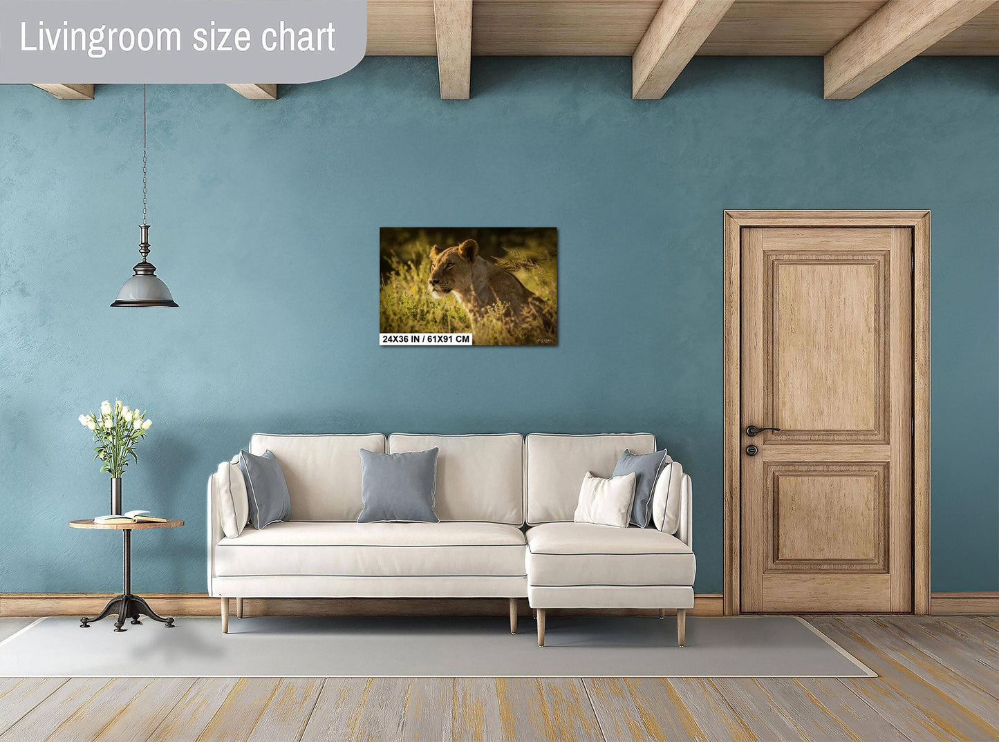 Lioness Art Print – Majestic Kenya Safari Photography | Wildlife Canvas Art