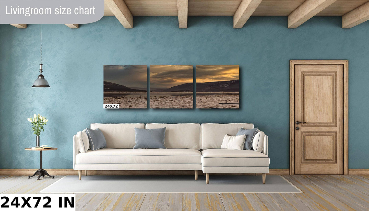 Hudson River Wall Art – Newburgh Sunset Print on Glossy Photo Paper