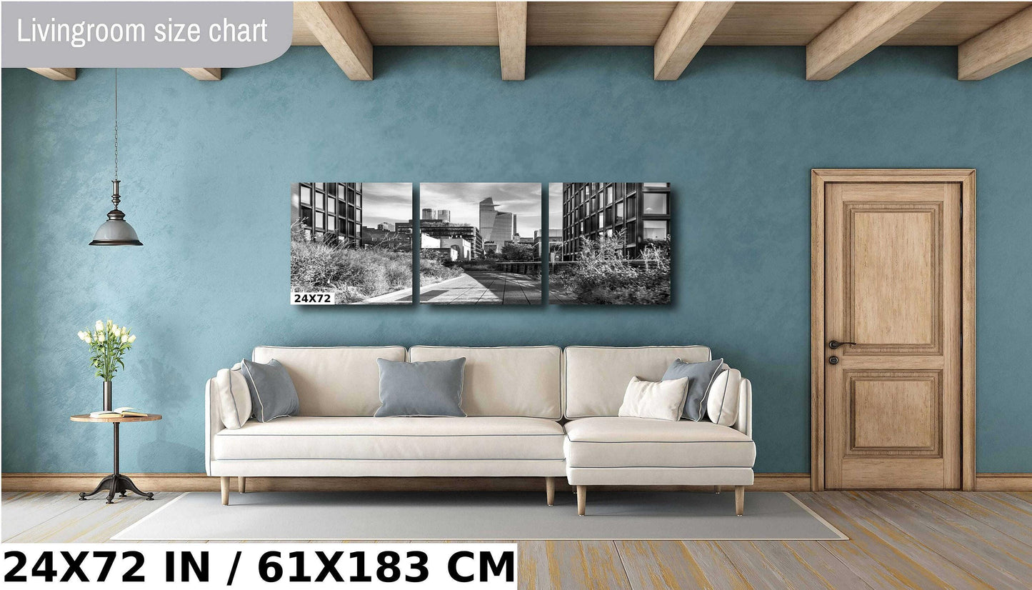 NYC High Line Print - The Edge Canvas | Modern Cityscape Art Wall Decor