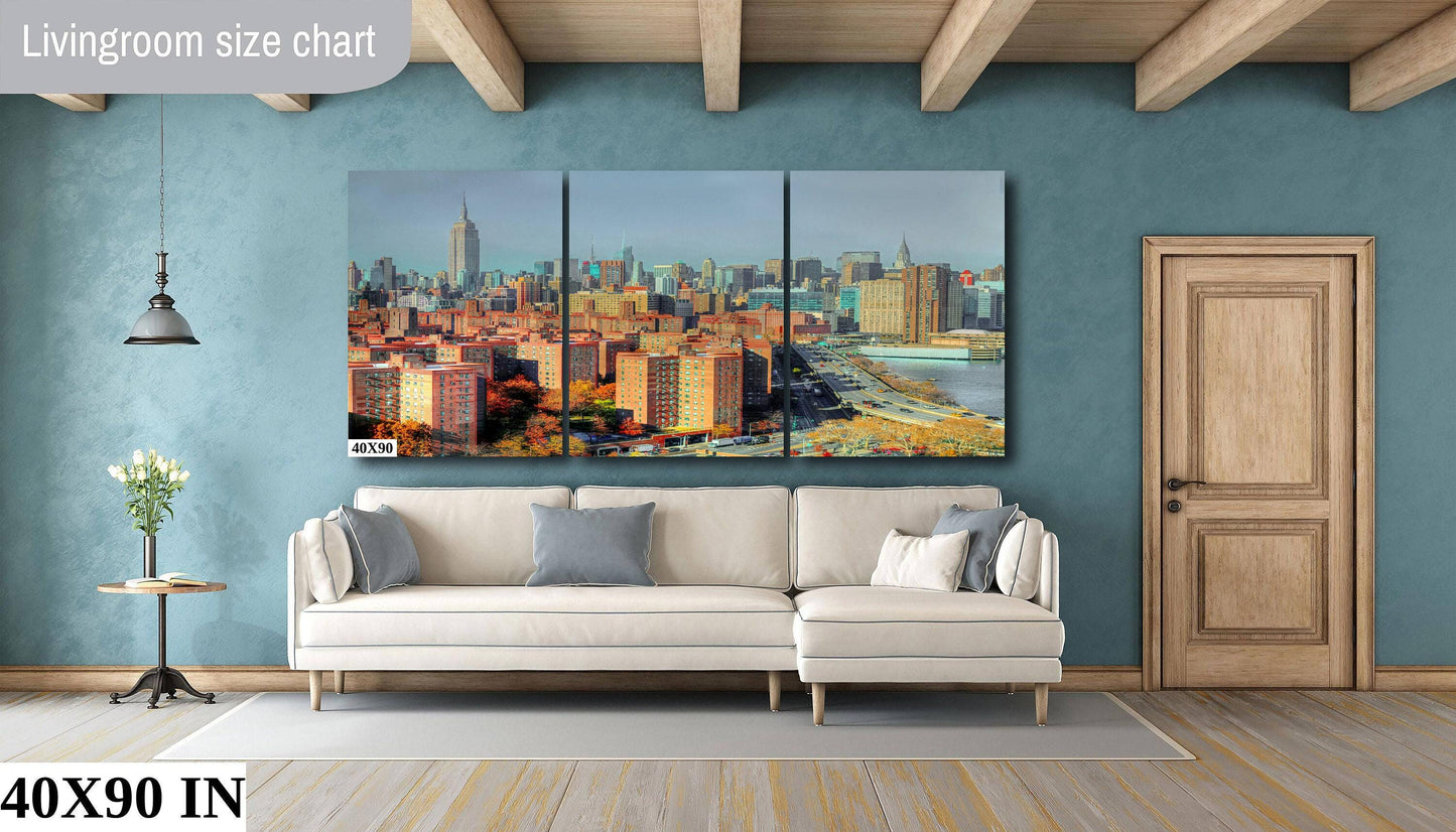NYC Skyline Print - Lower East Side Art | Ready to Hang Canvas & Metal Photo Print