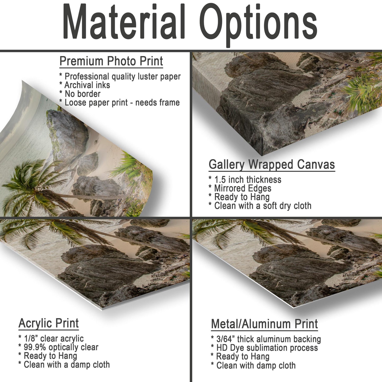 Tulum Ruins Metal Print – Coastal Beach Wall Art With Tropical Ocean Scene