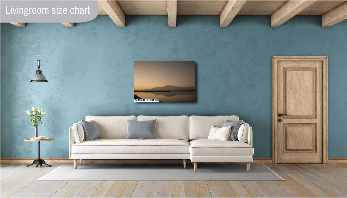 Kilimanjaro Sunrise Canvas - Africa Wall Art | Safari Decor Ready to Hang Print