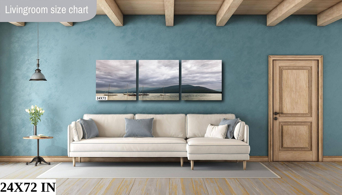 Lake George Canvas Print – Adirondack Mountains Art | Calm Before Storm Wall Decor