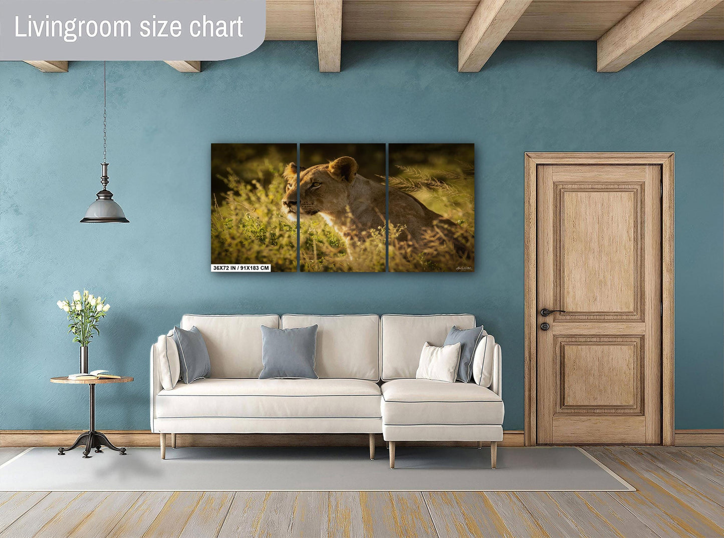 Lioness Art Print – Majestic Kenya Safari Photography | Wildlife Canvas Art