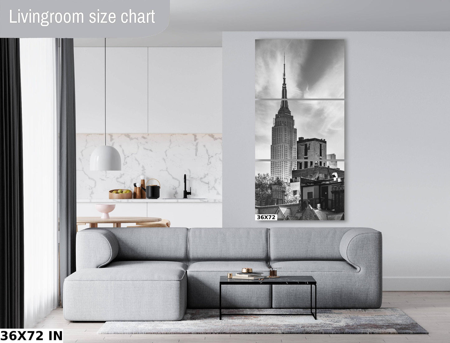 New York City Print – Black And White Photography Urban Wall Decor Poster