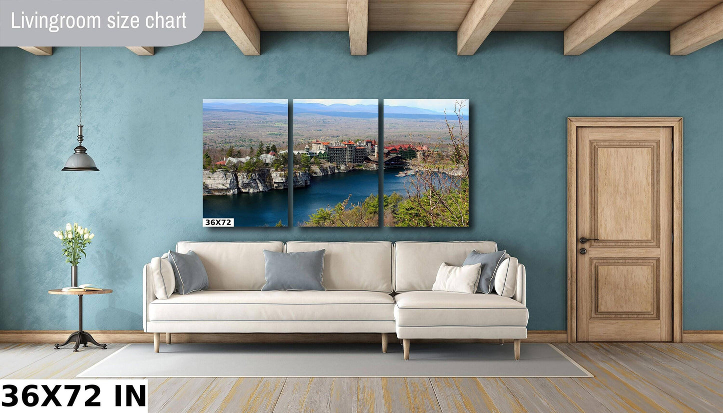Mohonk Mountain House Print – Hudson Valley Wall Art | Scenic Mountain Photography Canvas