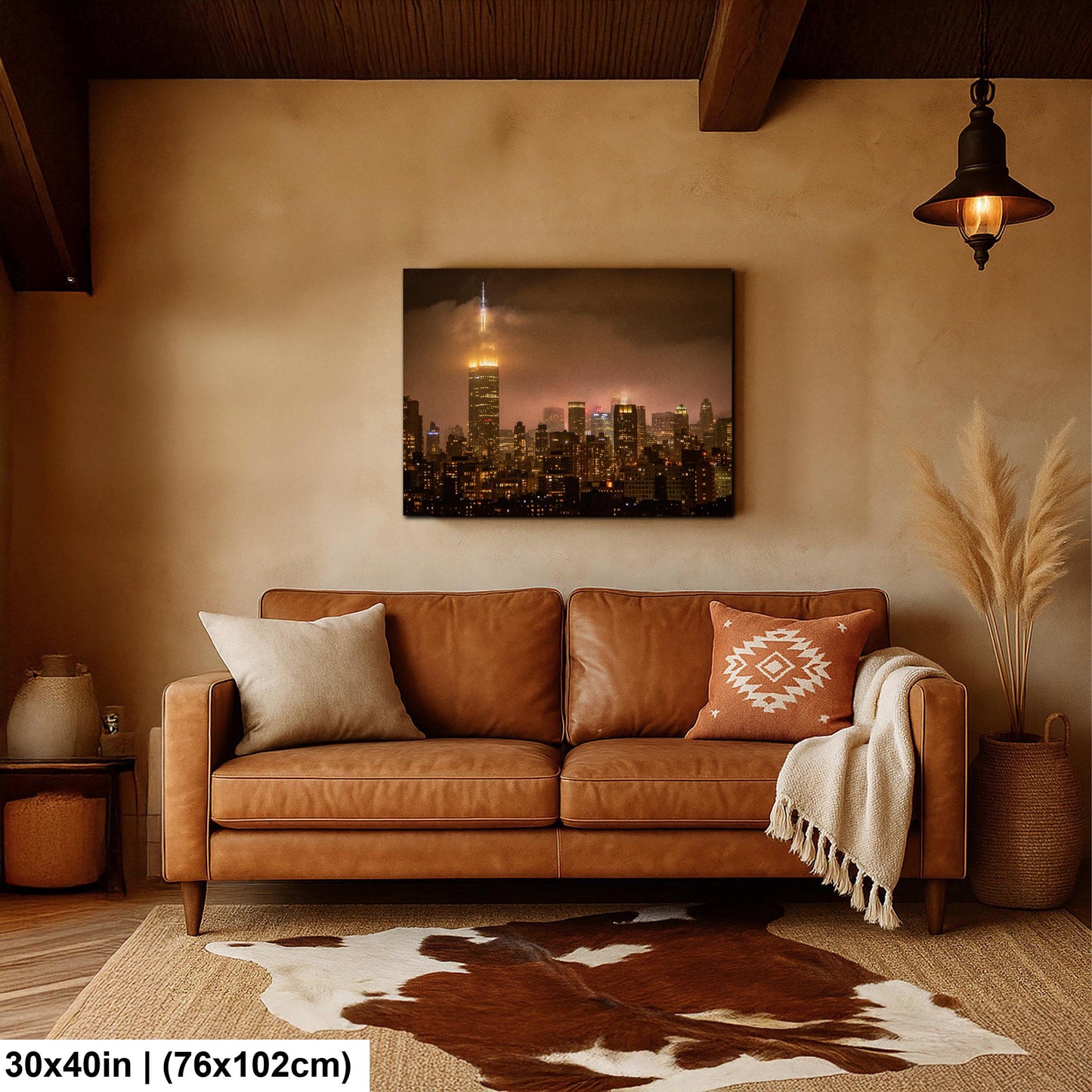 Midtown Manhattan Fog - Ethereal Cityscape Print | Glossy Photo & Canvas