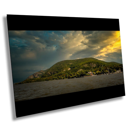 Hudson Valley Canvas Print – Cold Spring River View Wall Art with Vibrant Color