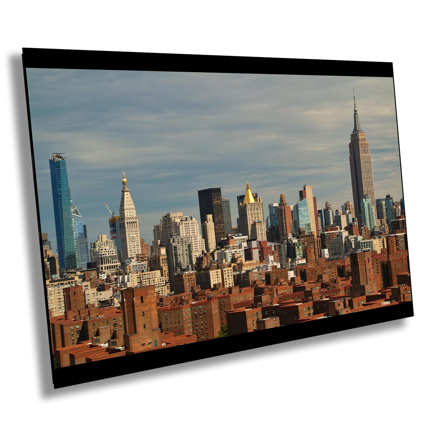NYC Skyline Metal Print - Vibrant Lower East Side Cityscape Wall Art Canvas