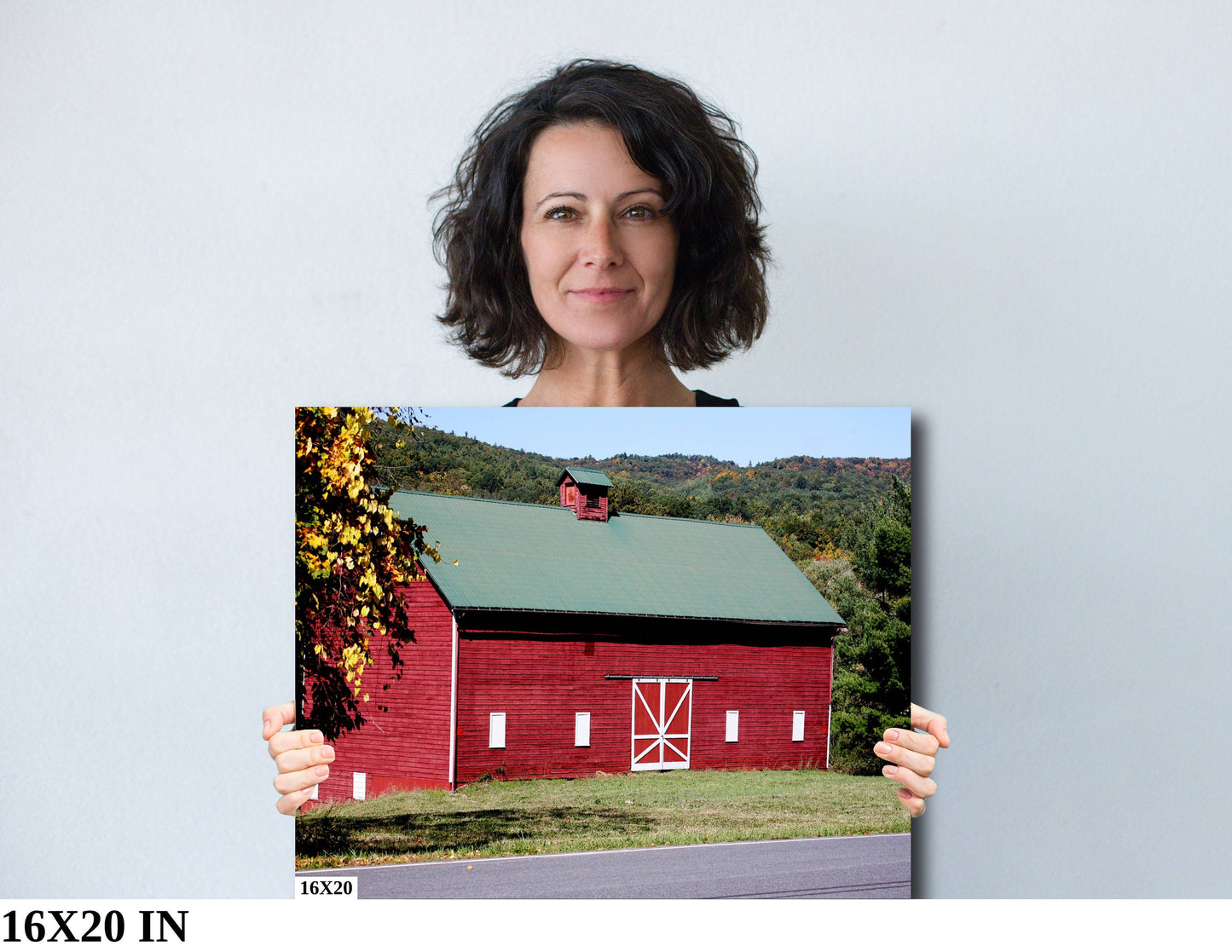 New Paltz NY Barn upstate Shawangunks canvas print metal print country