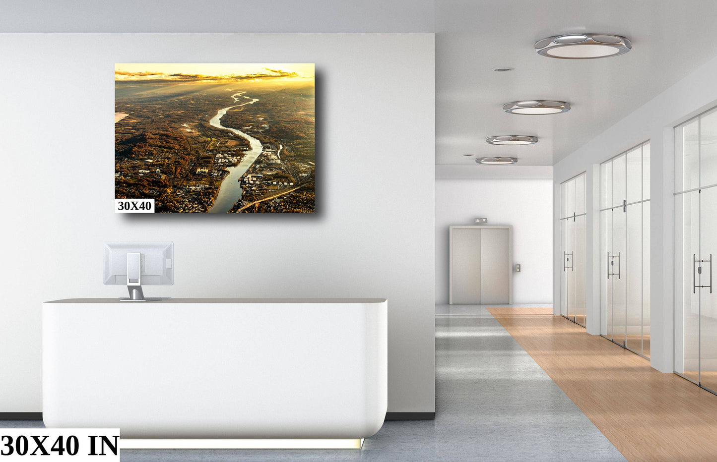 A view of the Hudson most never see color print canvas metal or acrylic wall art