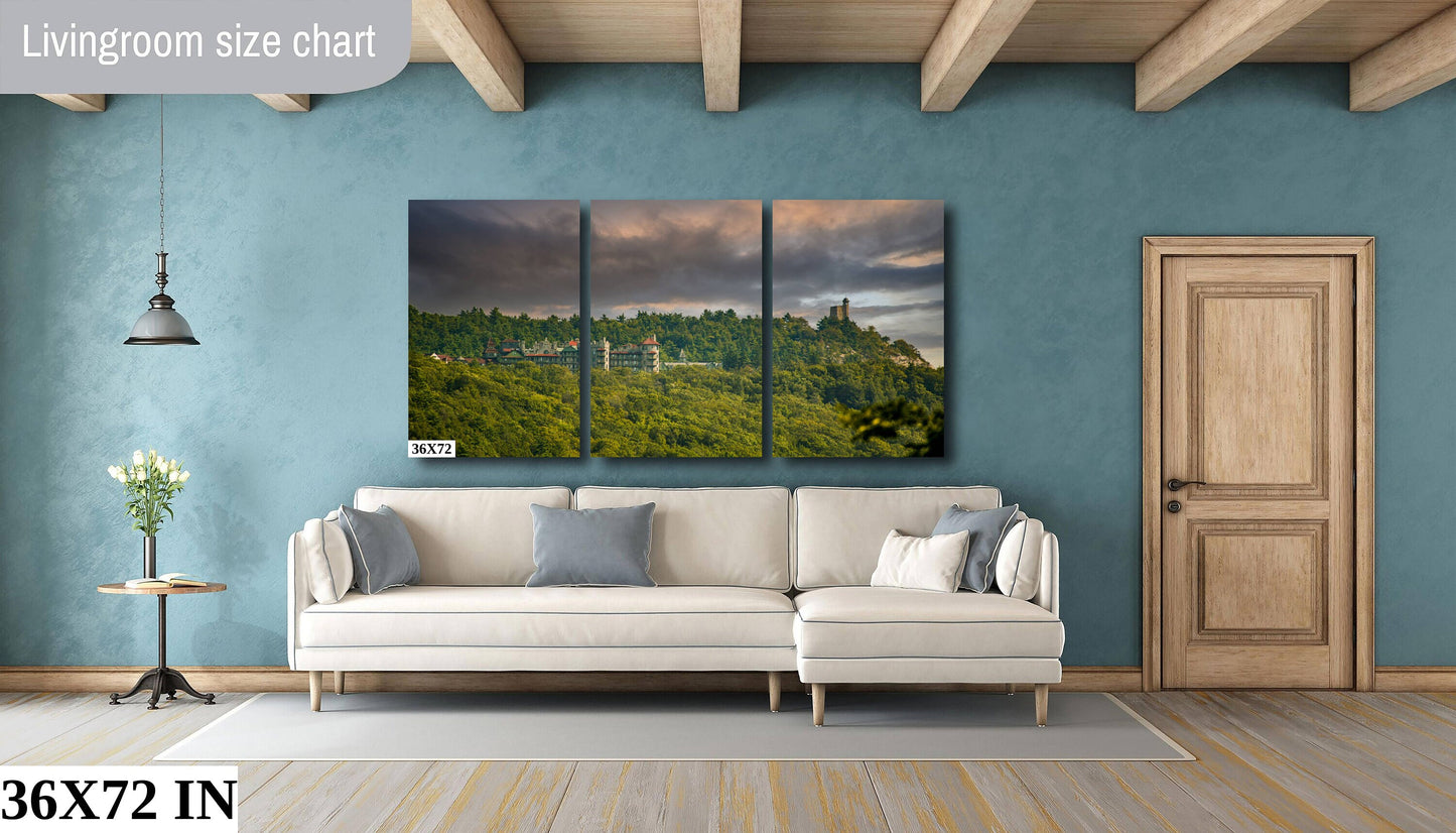 Mohonk Mountain House A view few ever see. Wall art canvas metal photography