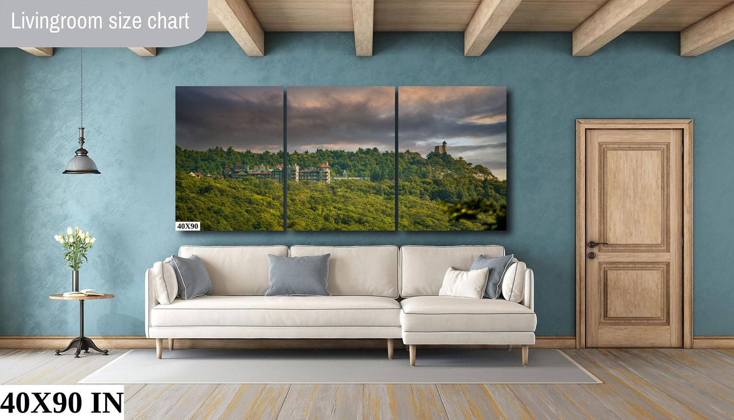 Mohonk Mountain House A view few ever see. Wall art canvas metal photography