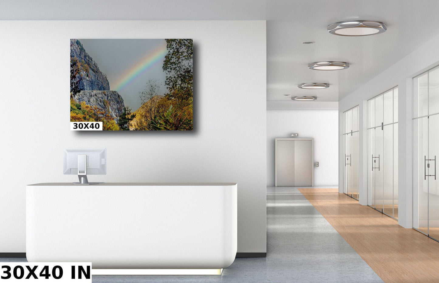 Rainbow from Storm King and 218 overlook wall art canvas metal and acrylic