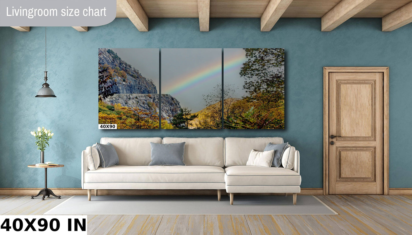 Rainbow from Storm King and 218 overlook wall art canvas metal and acrylic