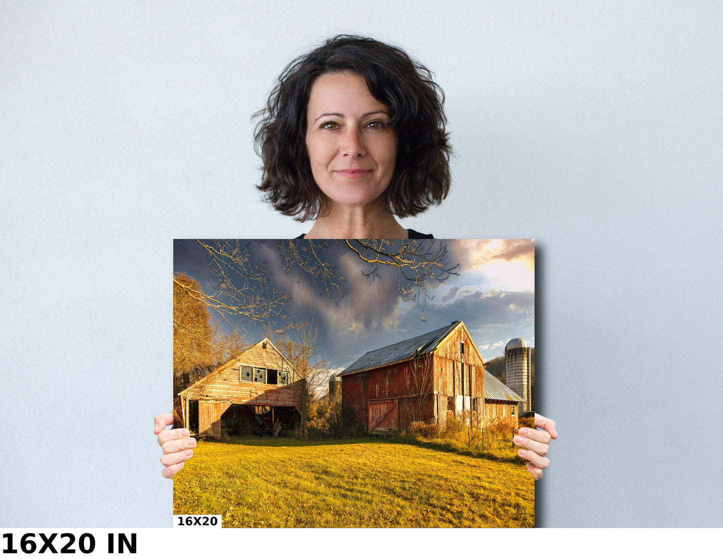 Abandoned barn upstate New York  Featured in a movie canvas print metal print country