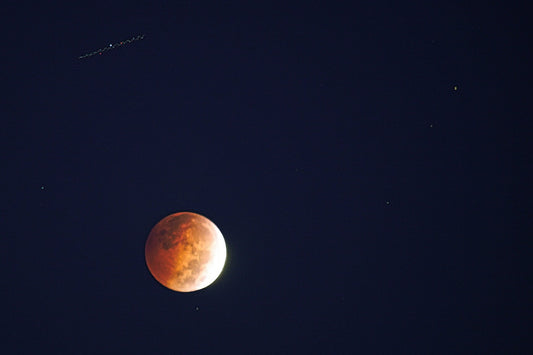 UFO over the harvest moon Oct 2014