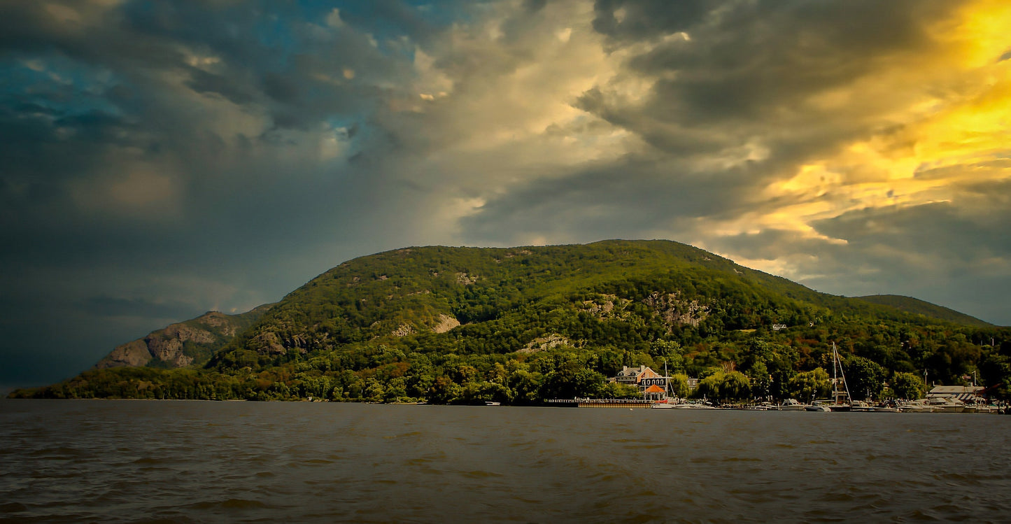 Cold Spring and Breakneck Hudson Valley River town, Hudson valley canvas,metal, acrylic and photo paper wall art sized to fit