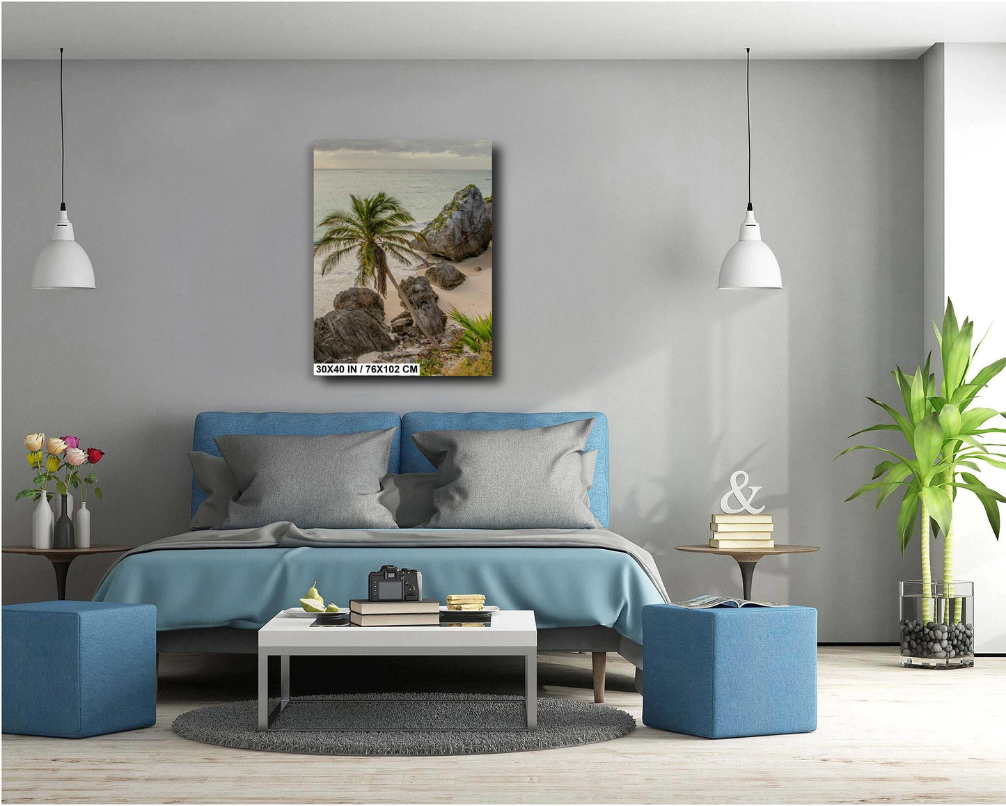 Tulum Ruins Sunrise Metal Print, canvas Color Photography, Beach Wall Art, Tropical Ocean Scene, Island Life Decor, Serene Coastal Canvas